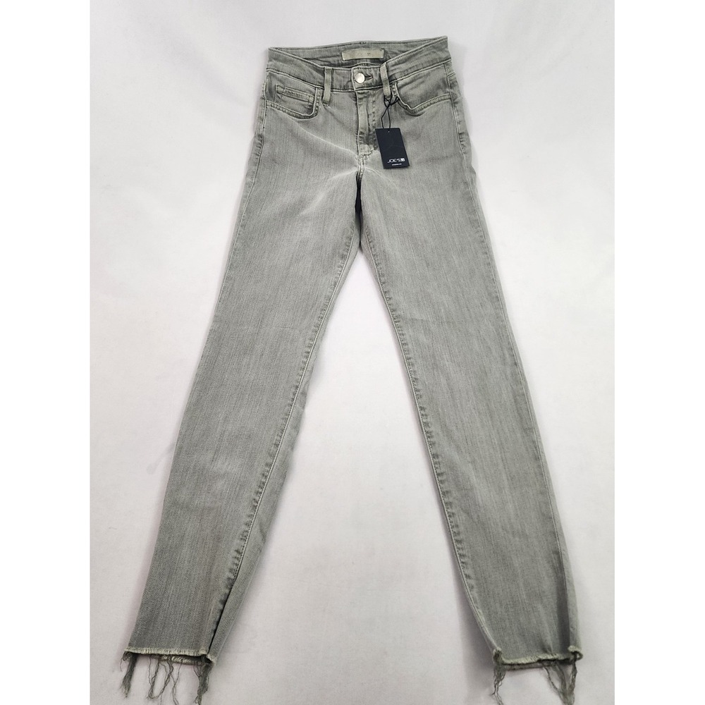 Joe's Jeans The Charlie Womens 25 Grey High Rise Skinny Ankle Stretch Jeans NEW